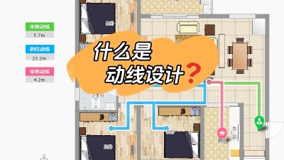 今日裝修知識分享：什么是動線設計？