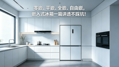嵌入式冰箱怎么選？零嵌、平嵌、全嵌、自由嵌，一篇講透不踩坑