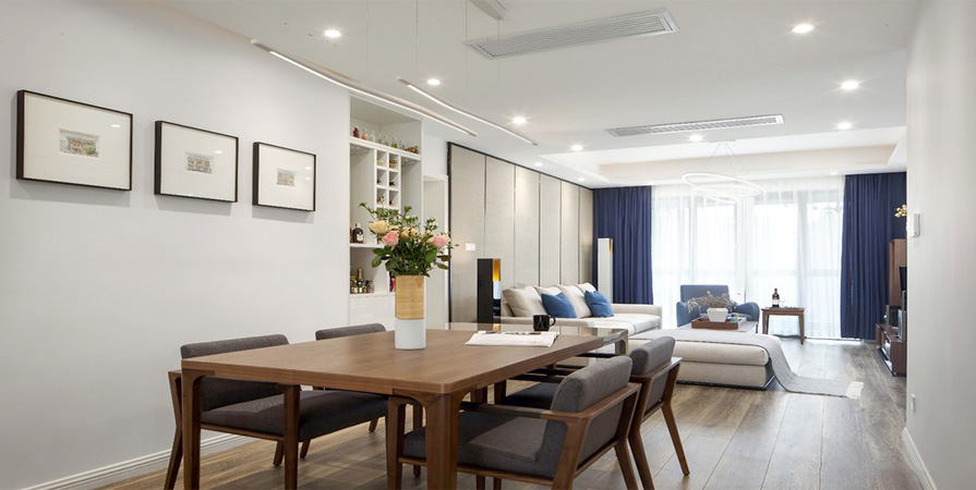 中儲城邦143㎡現(xiàn)代簡約風(fēng)格裝修