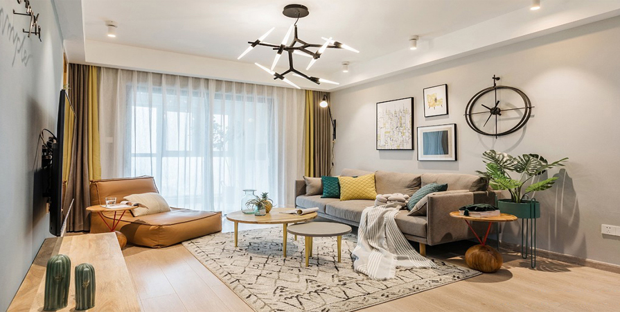 朝陽(yáng)領(lǐng)域135㎡北歐風(fēng)格裝修案例