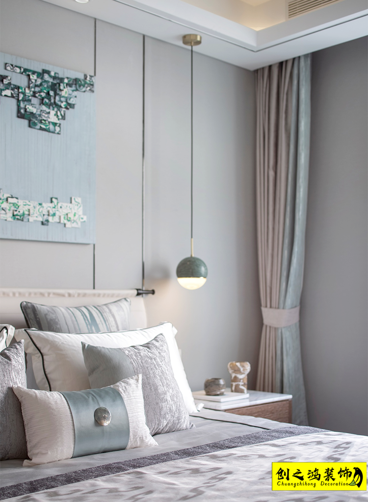 創(chuàng)之鴻新中式風格臥室 (2)