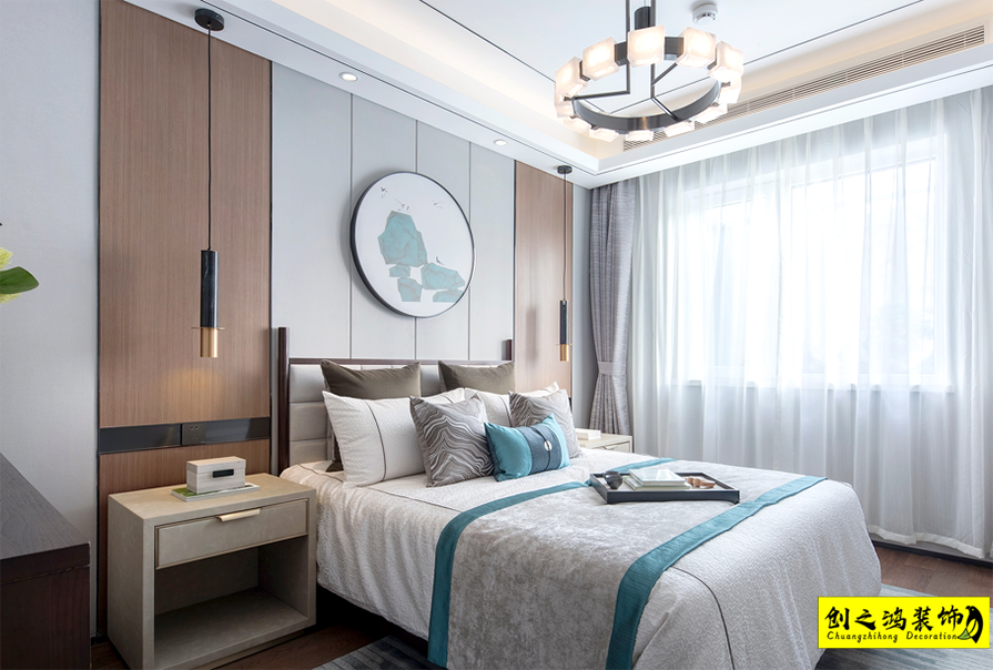 創(chuàng)之鴻新中式風格臥室 (3)