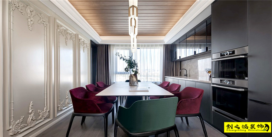 公元大觀166㎡現(xiàn)代簡(jiǎn)約裝修案例