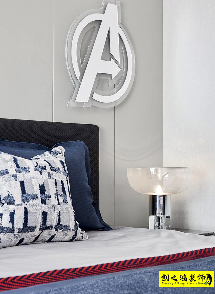 創(chuàng)之鴻現(xiàn)代簡約風(fēng)格臥室、 (3)