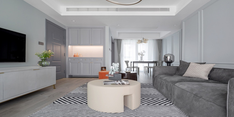 中駿云景臺88㎡現(xiàn)代簡約風格裝修案例