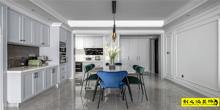 富力新城129㎡簡(jiǎn)美風(fēng)格裝修案例