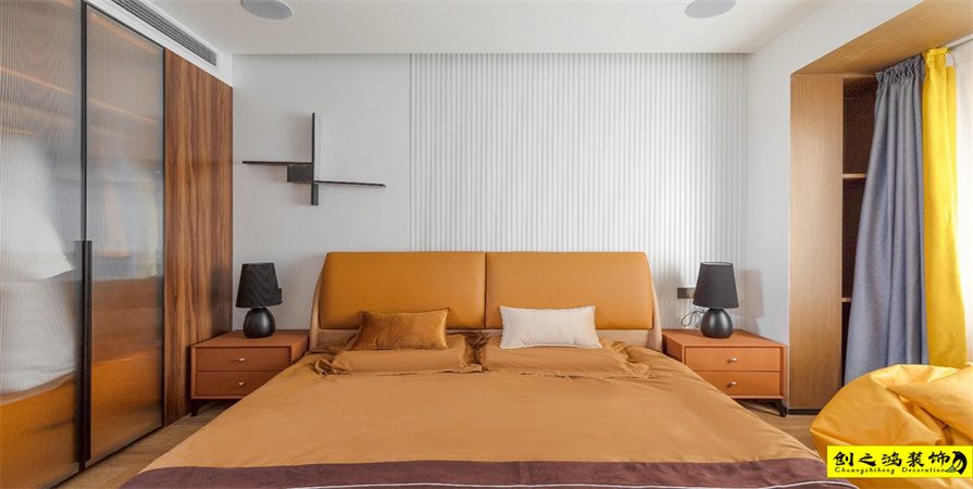 天房北寧公元129㎡現(xiàn)代簡約風格裝修案例