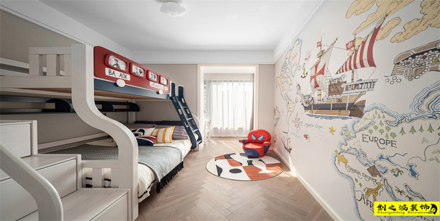 天房海河灣171㎡現(xiàn)代簡(jiǎn)約風(fēng)格裝修案例