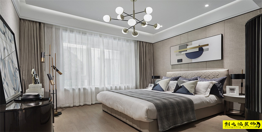 格調(diào)綺園147㎡現(xiàn)代簡約風(fēng)格裝修案例