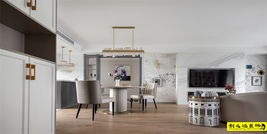 旭輝燕南園98㎡現(xiàn)代簡約風(fēng)格裝修案例