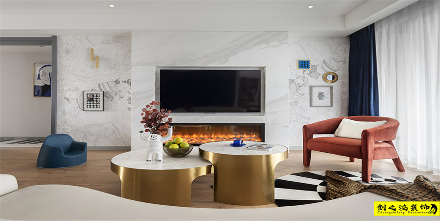 旭輝燕南園98㎡現(xiàn)代簡約風(fēng)格裝修案例