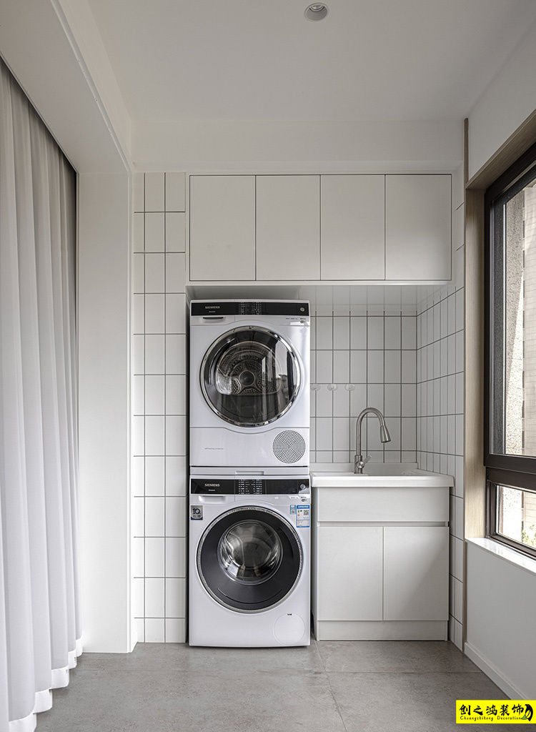 半包裝修大包裝修天津裝修公司創(chuàng)之鴻裝飾陽臺(tái)