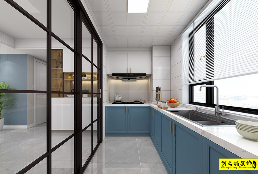 融創(chuàng)臻園128㎡現(xiàn)代簡約風(fēng)格裝修案例