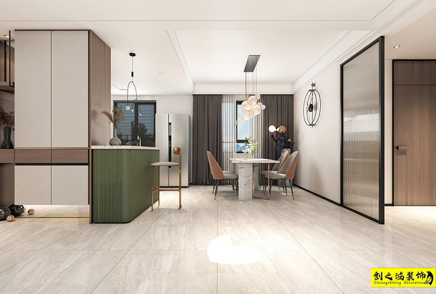 江南城130㎡現(xiàn)代簡(jiǎn)約風(fēng)格裝修案例