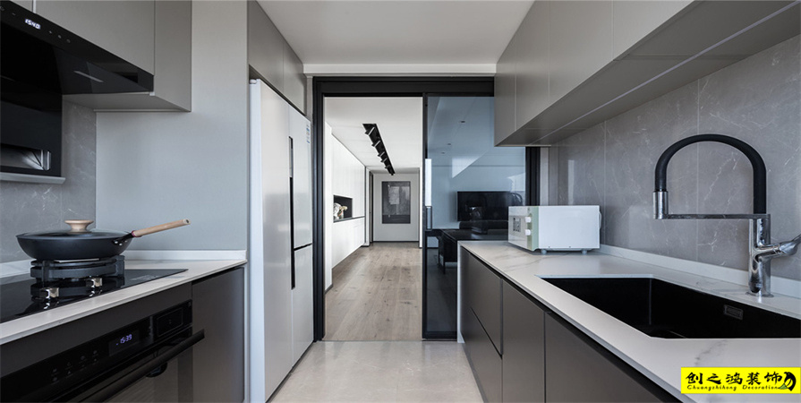 富力又一城135㎡現(xiàn)代簡(jiǎn)約風(fēng)格裝修案例