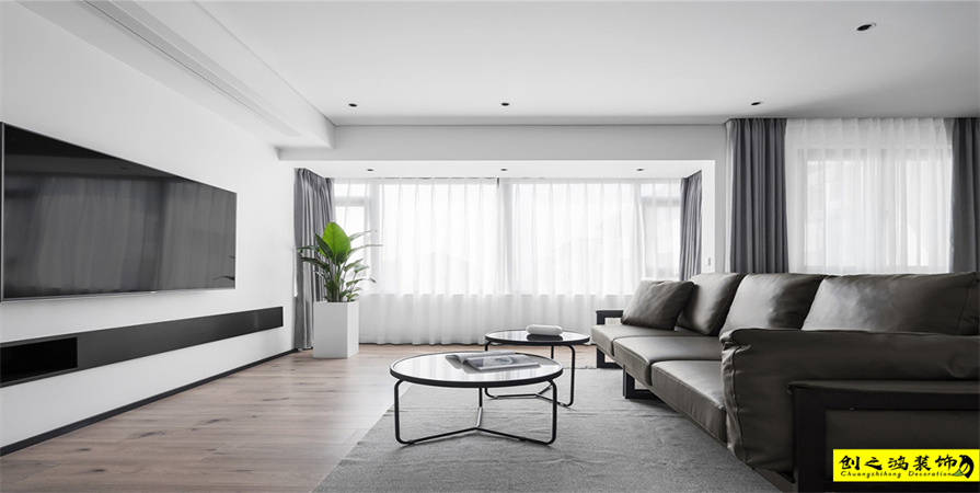 富力又一城135㎡現(xiàn)代簡(jiǎn)約風(fēng)格裝修案例