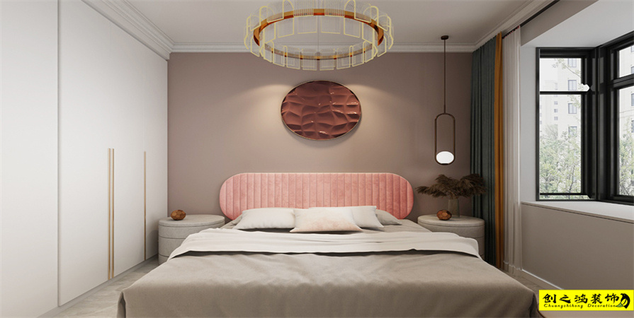 中海南開(kāi)郡89㎡混搭風(fēng)格裝修案例