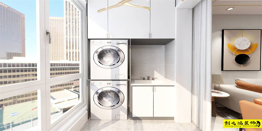 津門正榮府95㎡現(xiàn)代簡約風(fēng)格裝修案例