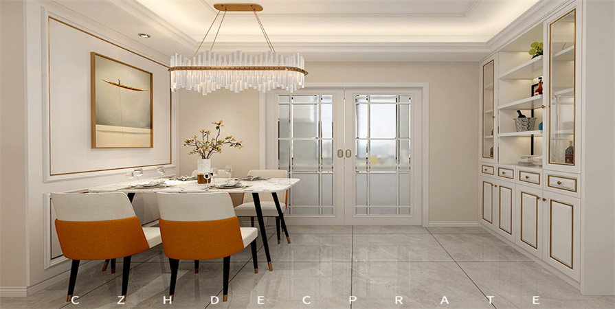 金僑宸公館120㎡現(xiàn)代簡(jiǎn)約風(fēng)格裝修案例