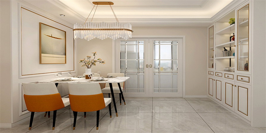 金僑宸公館120㎡現(xiàn)代簡(jiǎn)約風(fēng)格裝修案例