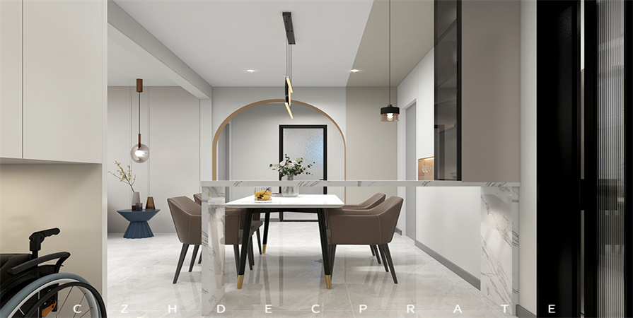 城市之光150㎡現(xiàn)代極簡風格裝修案例