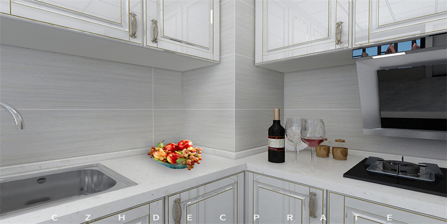 南開(kāi)宸院130㎡簡(jiǎn)歐風(fēng)格裝修案例