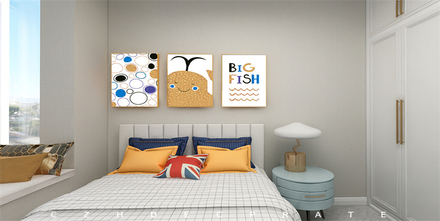 南開(kāi)宸院130㎡簡(jiǎn)歐風(fēng)格裝修案例