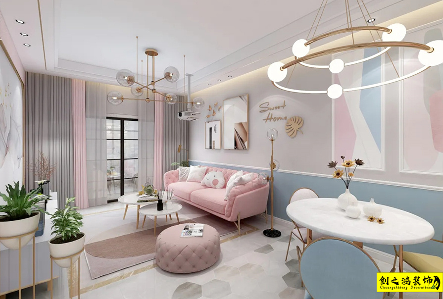 梅江格調85㎡原創(chuàng)北歐風格裝修案例