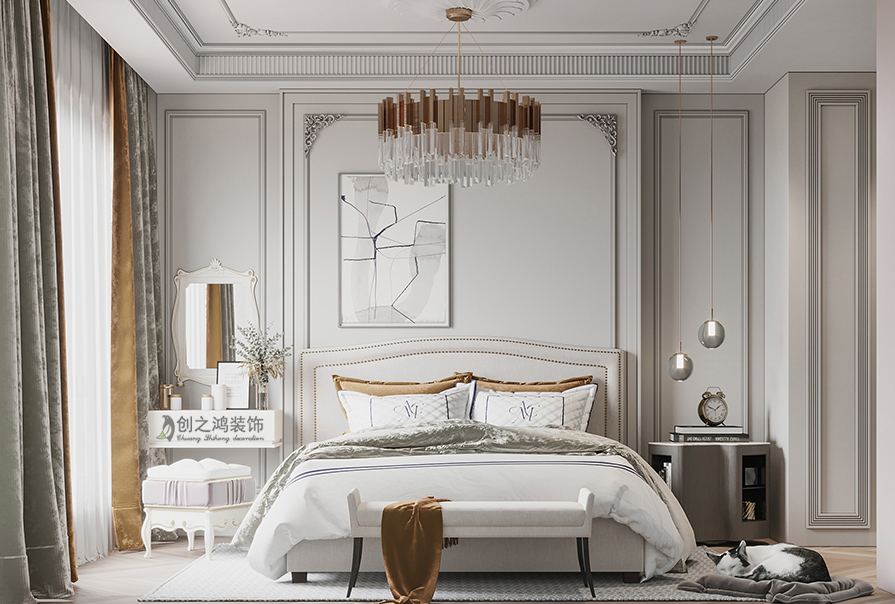 翠享康庭164㎡美式風(fēng)格裝修效果圖！