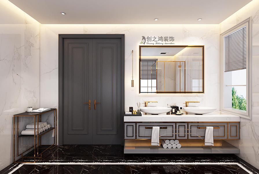 格調林泉145㎡美式風格裝修效果圖！