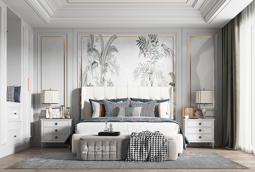 格調林泉145㎡美式風格裝修效果圖！