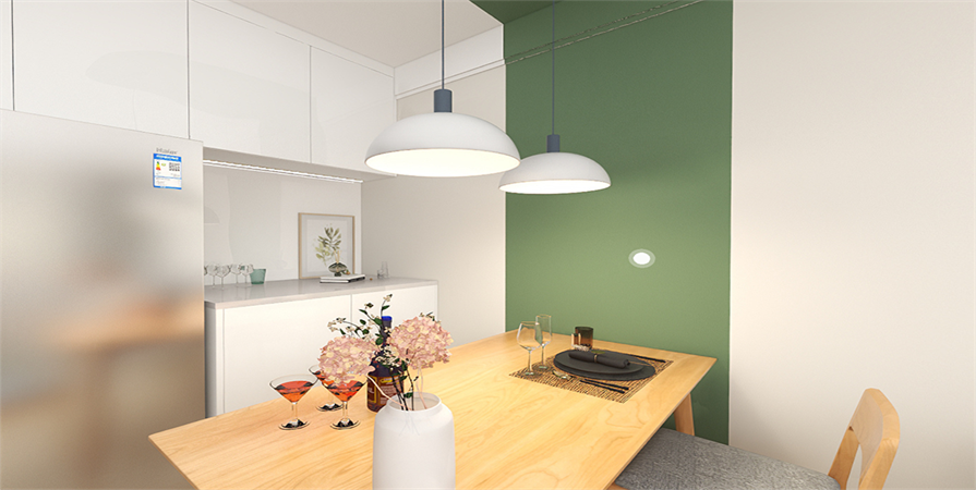 財(cái)富綠道丹庭85㎡風(fēng)格裝修效果圖！