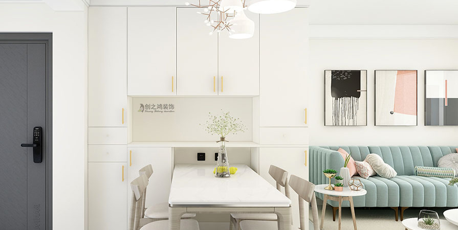 橋馨苑93㎡現(xiàn)代簡約風(fēng)格裝修實(shí)景圖！