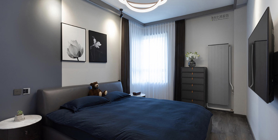 藝術(shù)公寓96㎡北歐風(fēng)格裝修實(shí)景圖！