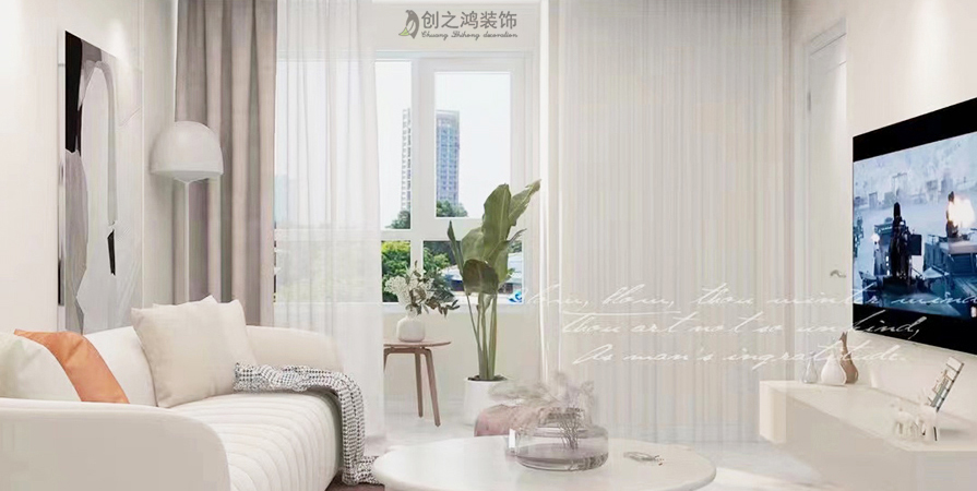 宜彤園59㎡北歐風(fēng)格裝修實(shí)景圖！