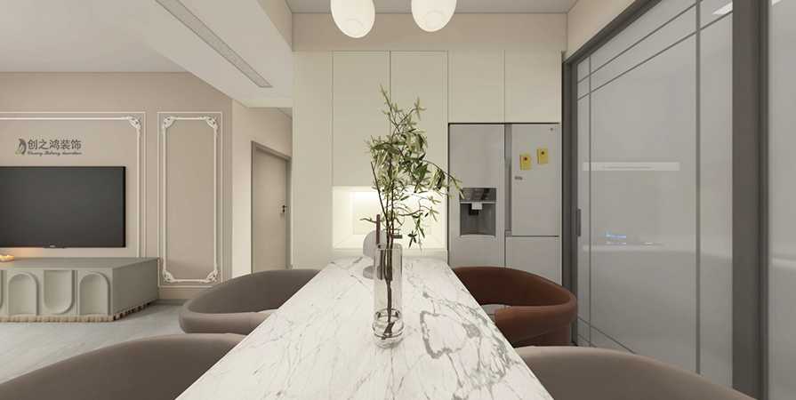 美的翰悅府130㎡現(xiàn)代輕奢風(fēng)格裝修效果圖！