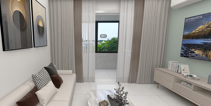 錦繡大家89㎡現(xiàn)代簡約裝修實景圖！