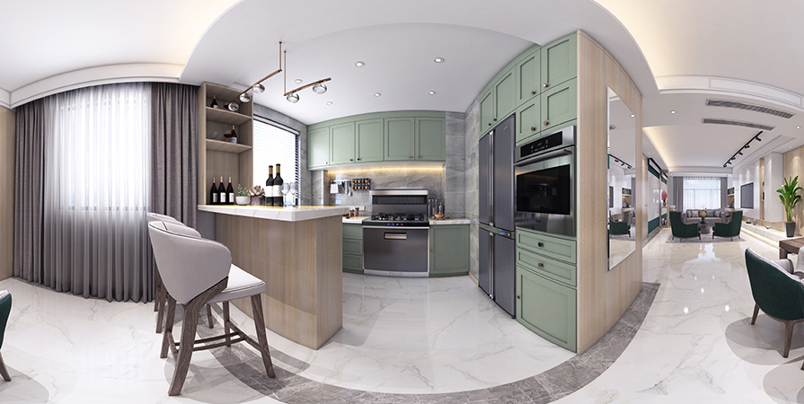 雅居樂130㎡現代簡約風裝修效果圖！