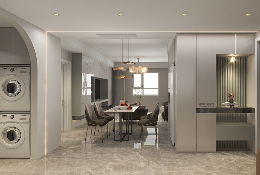 創(chuàng)之鴻裝飾餐廳裝修實(shí)景圖