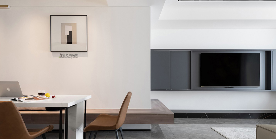 保利云禧112㎡現(xiàn)代極簡(jiǎn)風(fēng)格裝修效果圖