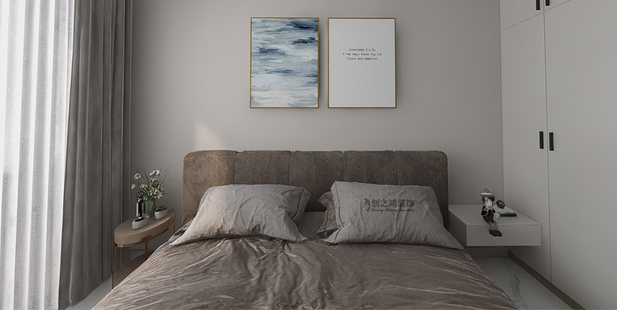 遠洋紅岸瀾山頤濱花園125㎡現(xiàn)代簡約風格案例