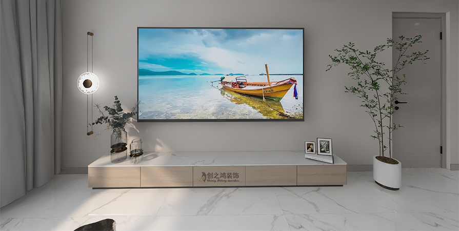 遠洋紅岸瀾山頤濱花園125㎡現(xiàn)代簡約風格案例