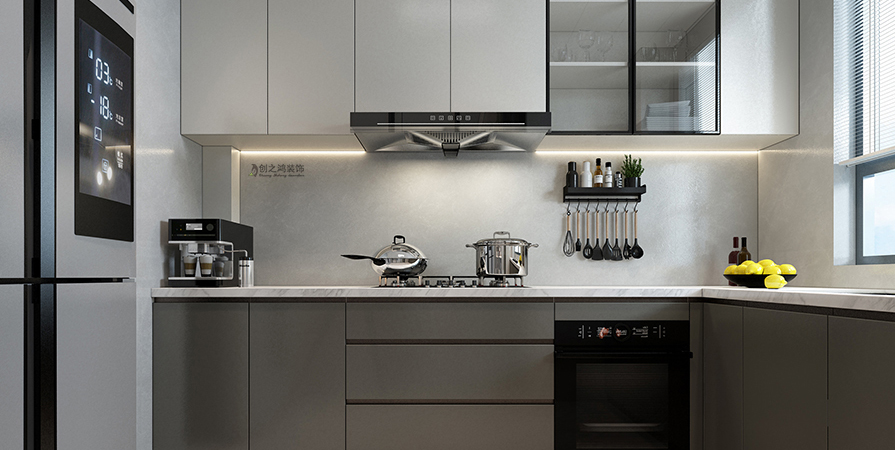 億城堂庭166㎡現(xiàn)代簡(jiǎn)約裝修實(shí)景圖！