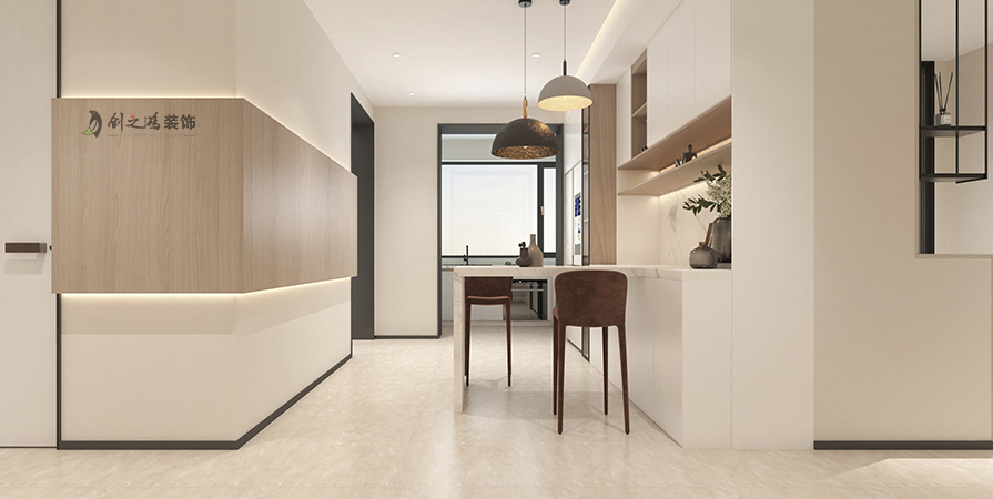 龍興里150㎡極簡風(fēng)裝修實景圖