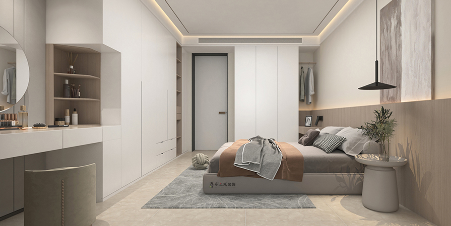 龍興里150㎡極簡風(fēng)裝修實景圖