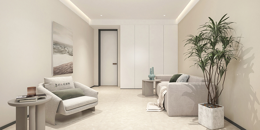 龍興里150㎡極簡風(fēng)裝修實景圖