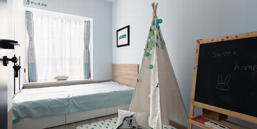 美域豪庭93㎡簡約風(fēng)格裝修實(shí)景圖