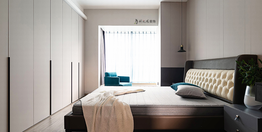 美域豪庭93㎡簡約風(fēng)格裝修實(shí)景圖