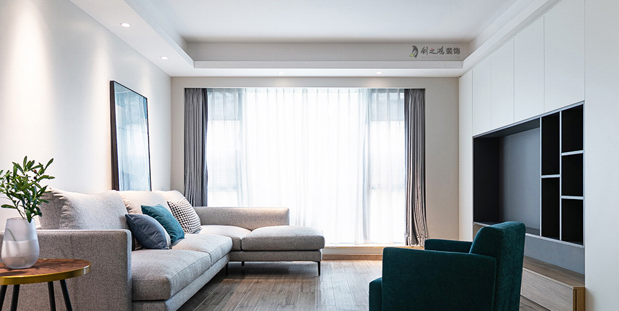 美域豪庭93㎡簡約風(fēng)格裝修實(shí)景圖