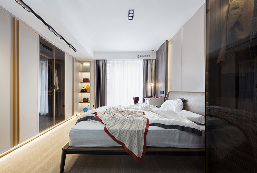 創(chuàng)之鴻裝飾主臥裝修實景圖